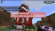 Education Edition adds many new blocks, like structure blocks (Image via Minecraft)